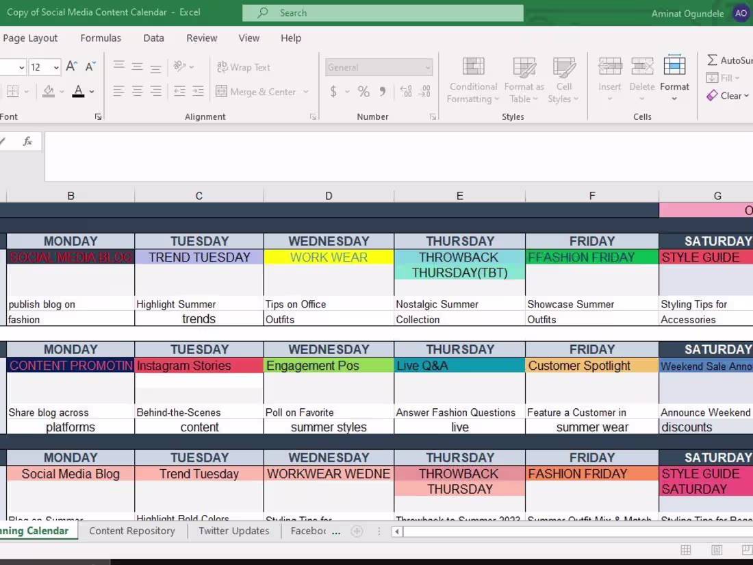 Cover image for Monthly planning calendar