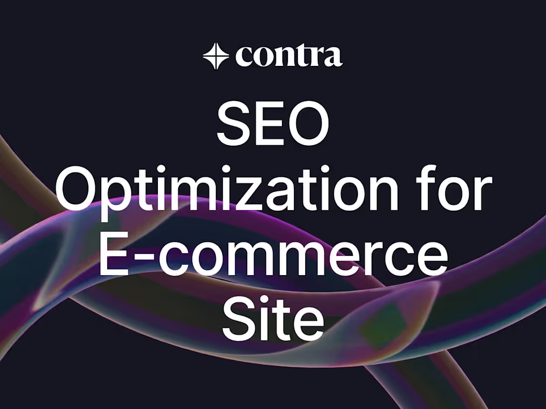 Cover image for SEO Optimization for E-commerce Site