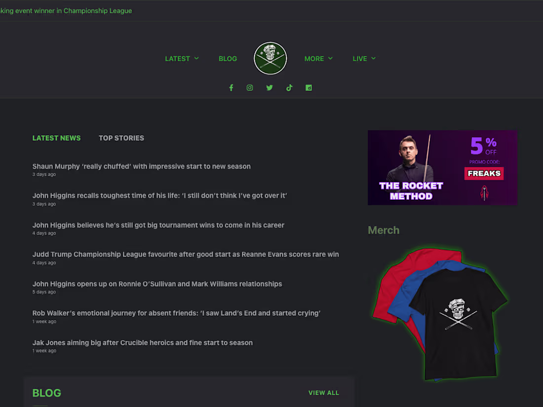 Cover image for Snooker Freaks