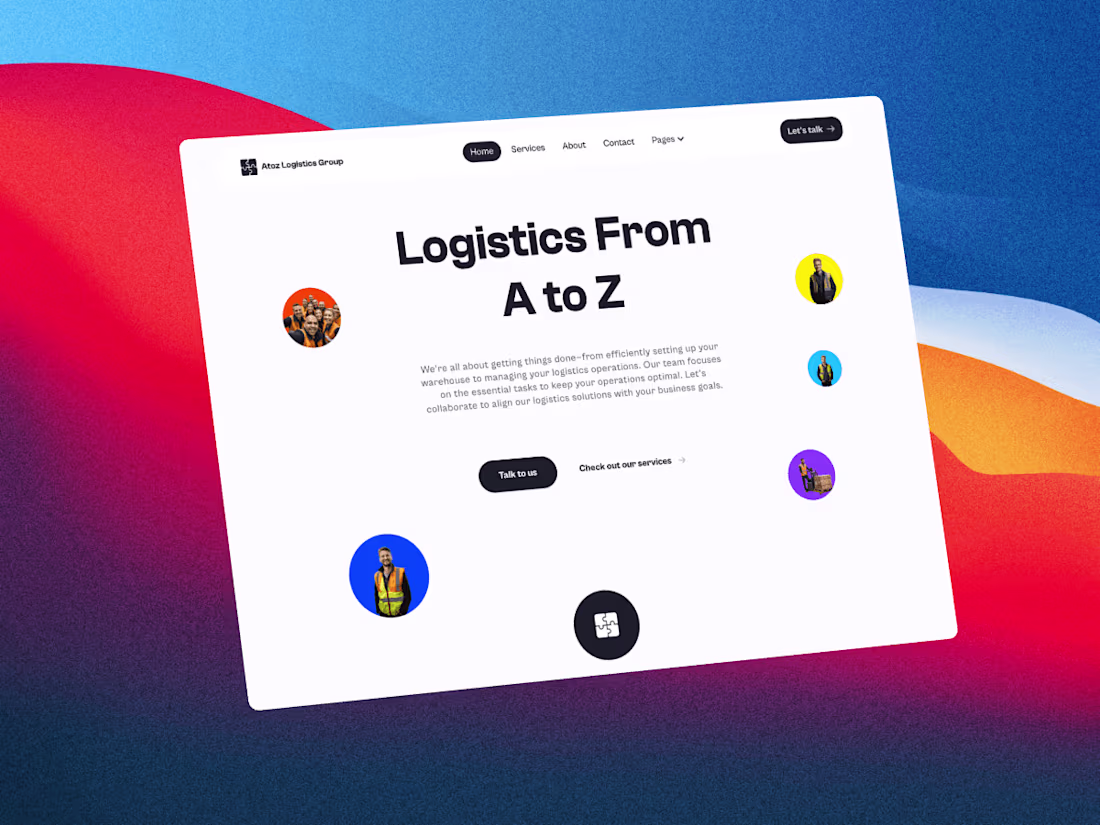 Cover image for Branding and website for a logistics firm