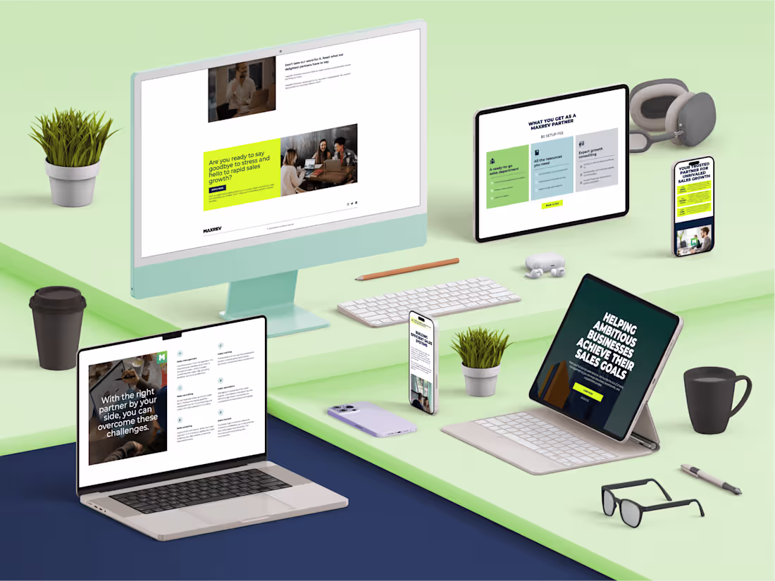 Cover image for MaxRev Website