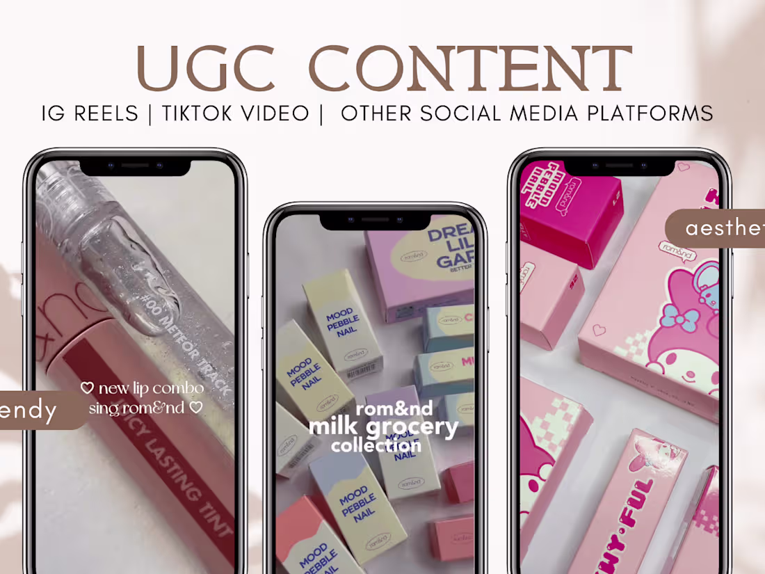 Cover image for UGC Content Creation