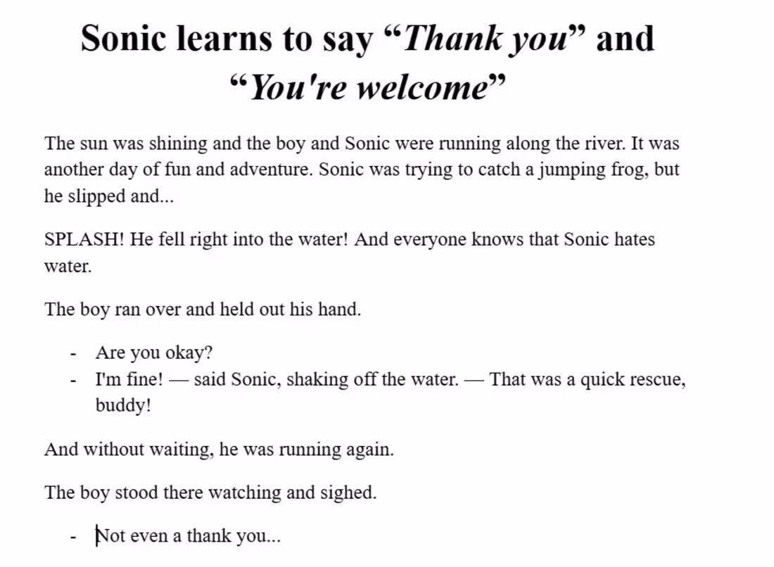 Cover image for This was an awesome project! An original children story for ...