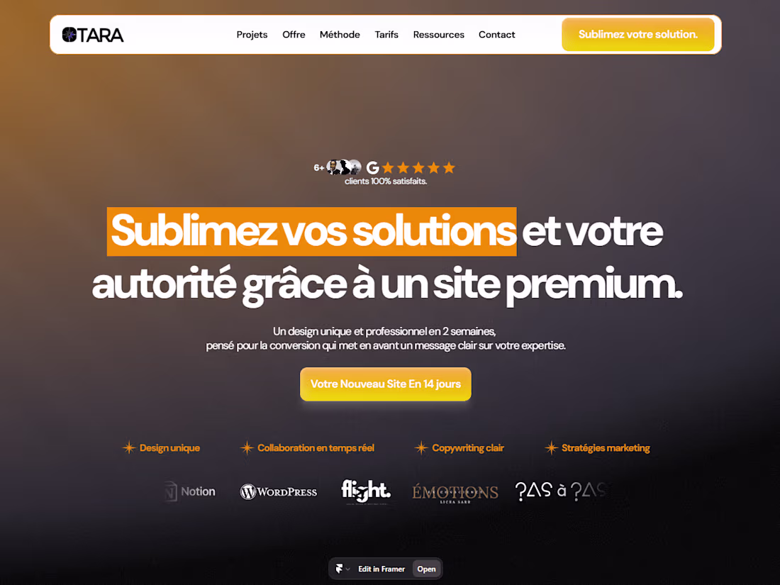 Cover image for Tara Webdesign (my agency)