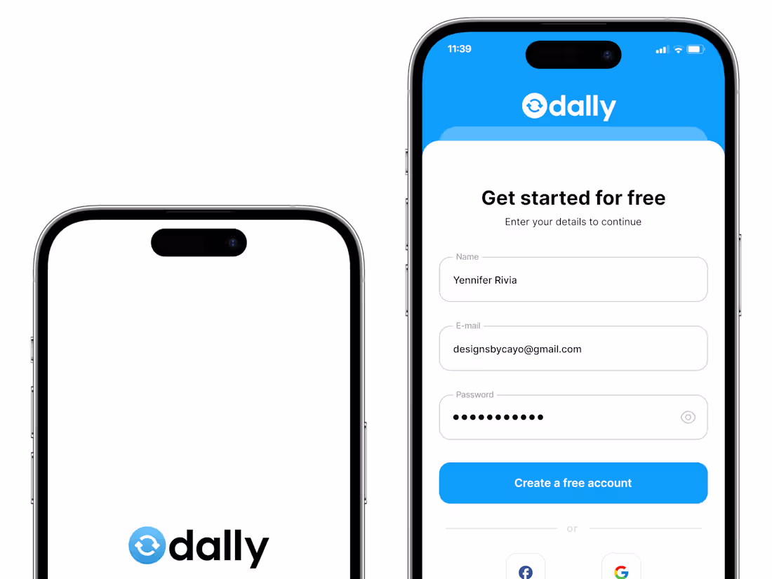 Cover image for  Odally - Mobile App Design