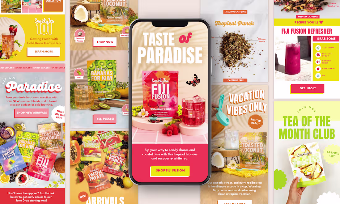 Cover image for Snarky Tea Email Design