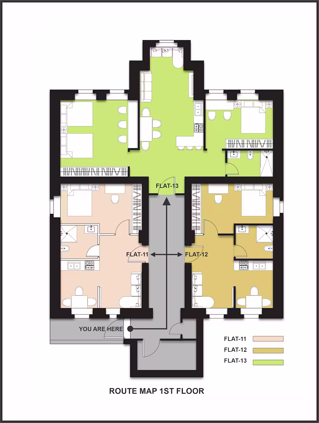Cover image for 2d color floor plan