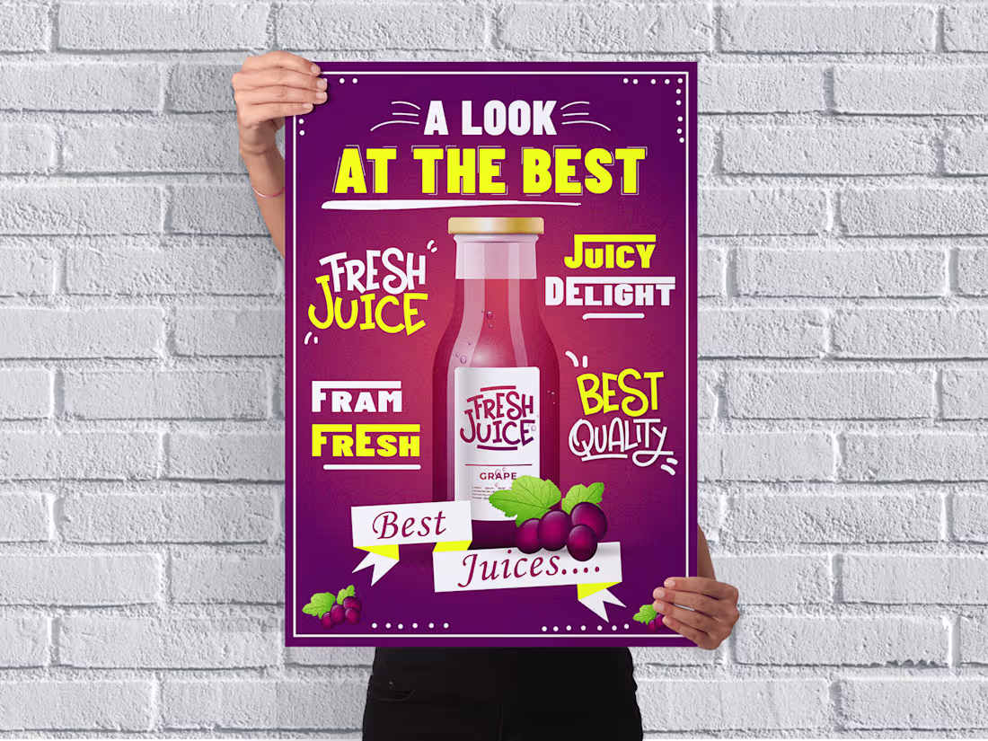 Cover image for Fresh Juice Poster Design