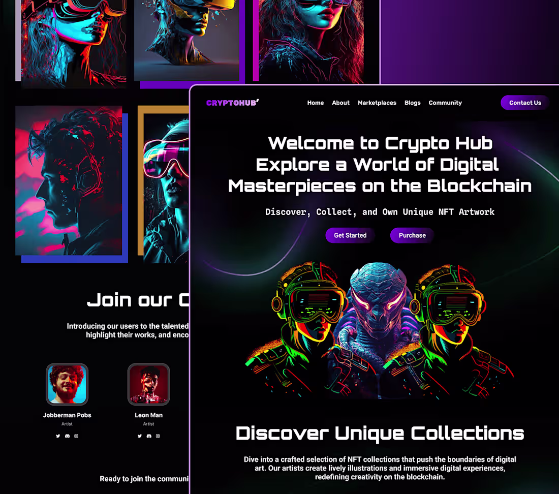 Cover image for CryptoHub :: Behance