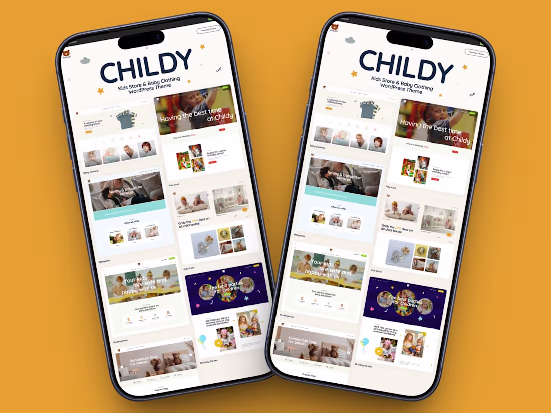 Cover image for Kids & Baby Store Landing