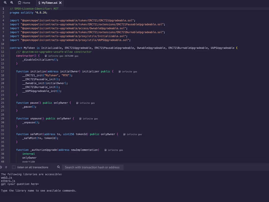 Cover image for ERC-721 CONTRACT FOR A CLIENT