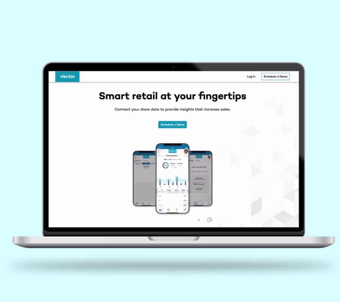 Cover image for Vector Retail App & Promotional Website
