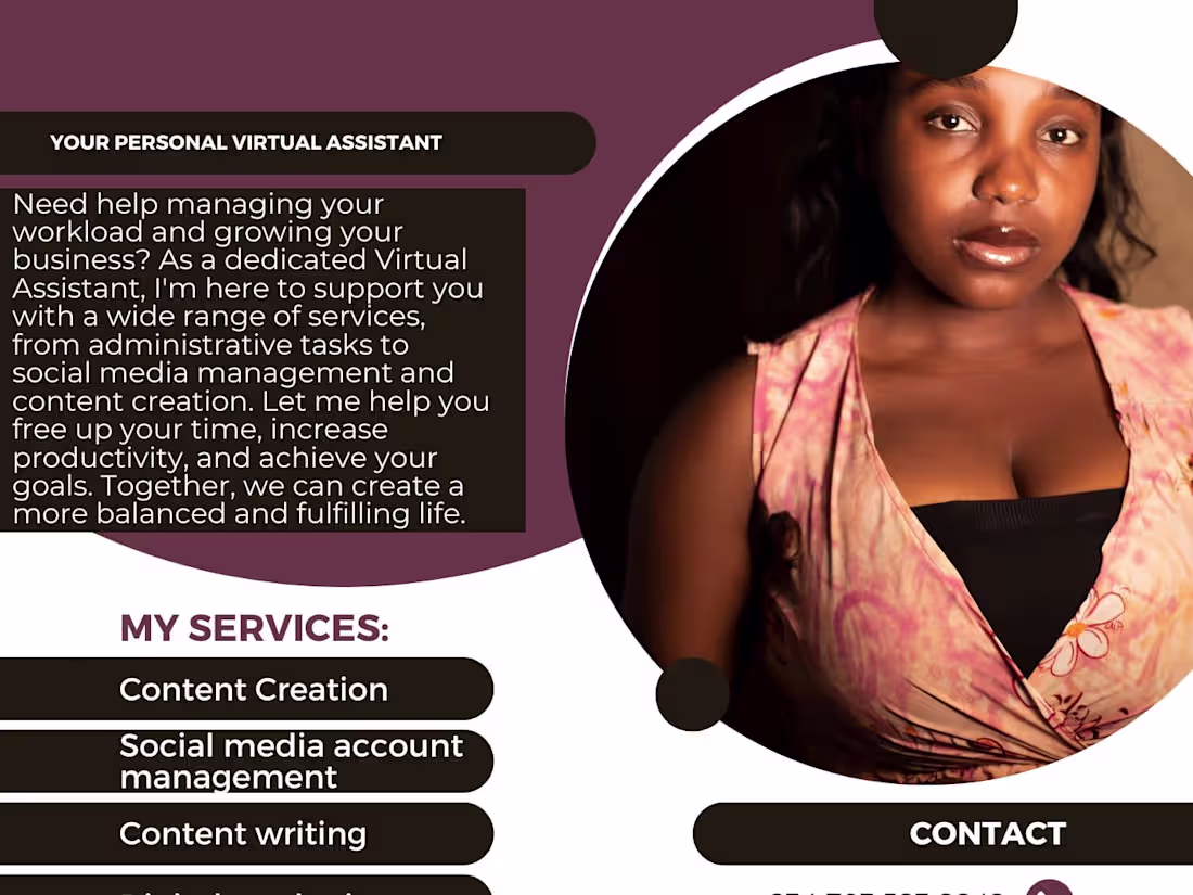 Cover image for Boost your productivity with my virtual assistant service  