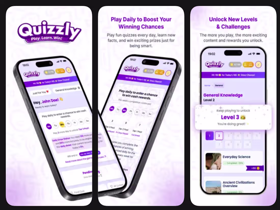 Cover image for Quizzly AI – Quiz App

Quizzly