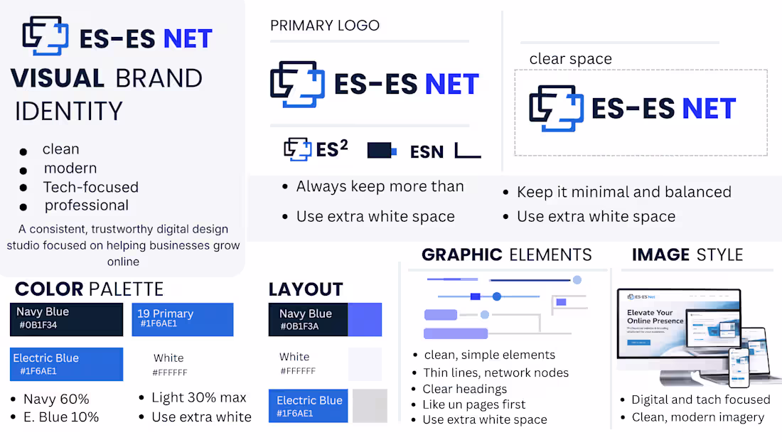 Cover image for Designed a clean, tech-focused visual