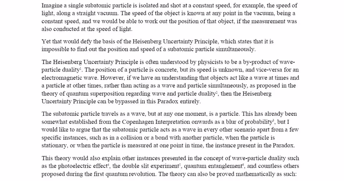 Cover image for Theory on Bypassing Heisenberg Uncertainty Principle
