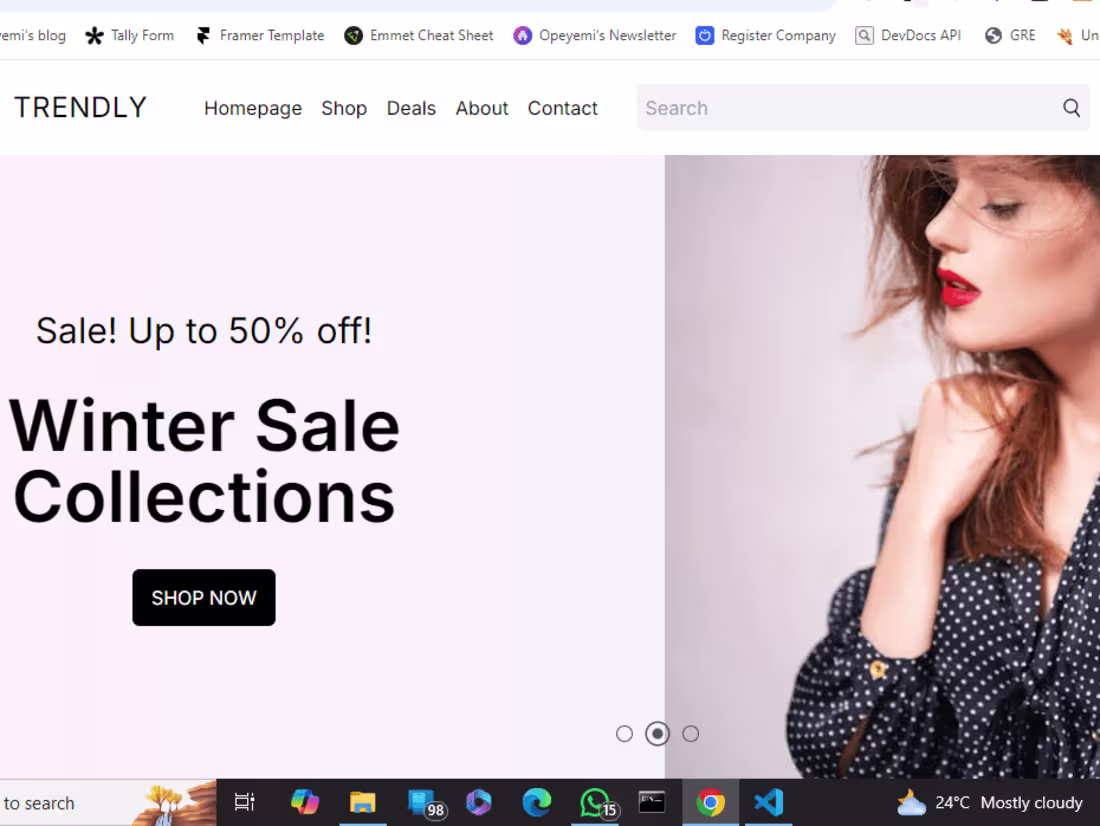 Cover image for Trendly enables seamless online shopping experience.