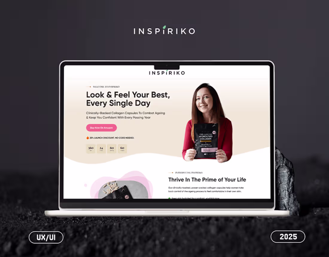 Cover image for Inspriko / Landing Page