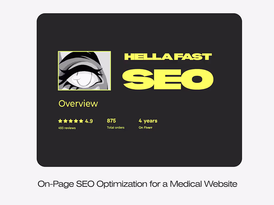 Cover image for SEO for medical website 