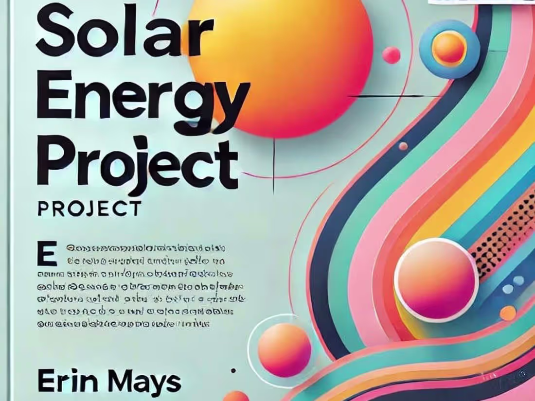 Cover image for Solar Energy Grant