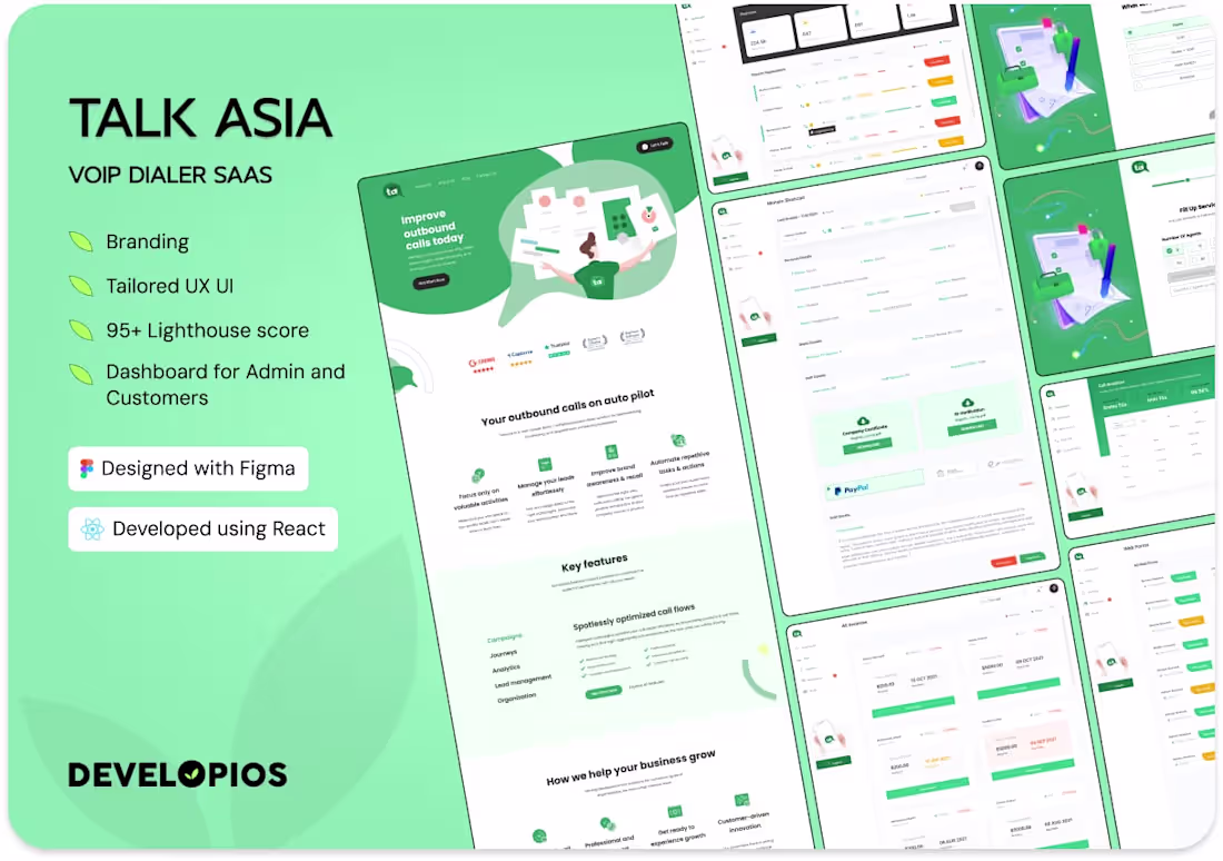 Cover image for Talk Asia | VOIP Dialer Saas Product