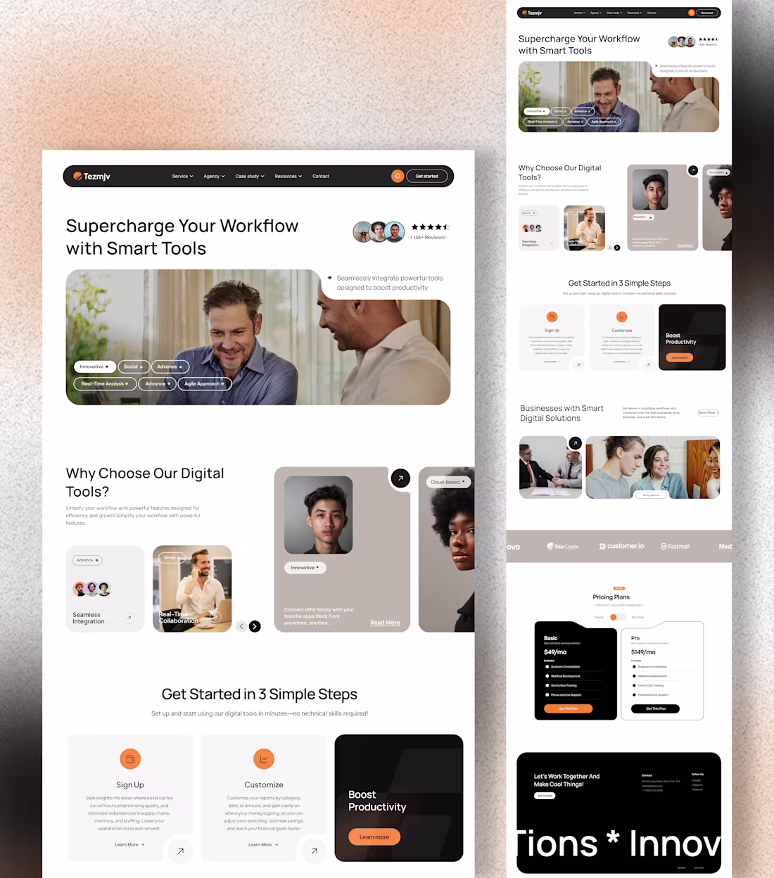 Cover image for Designed this Smart Solutions Website using Figma 🚀 How is ...