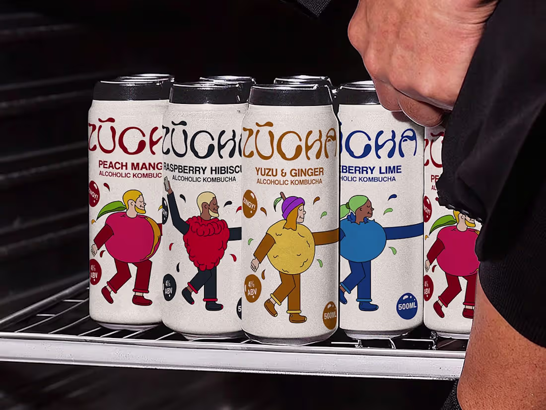 Cover image for ZUCHA | Kombucha | Brand Identity | Product Design