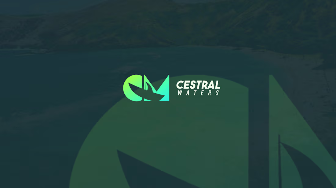 Cover image for ''cestral waters'' corperate branding