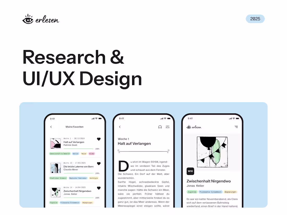 Cover image for Erlesen UI/UX Design Project