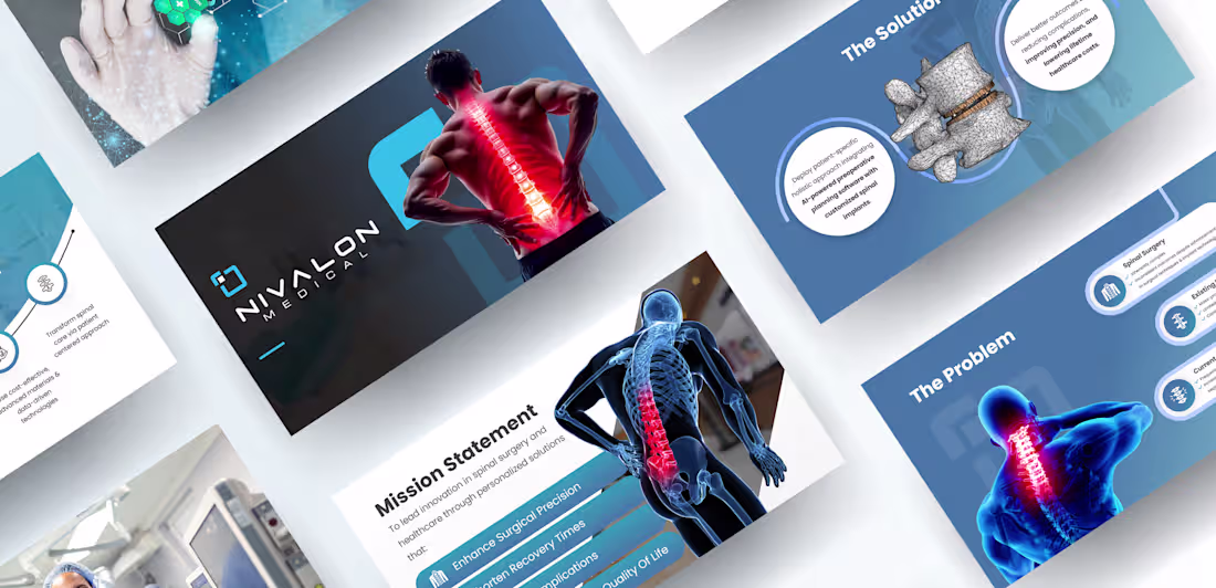 Cover image for Nivalon Medical Pitch Deck: Advancing Precision Care