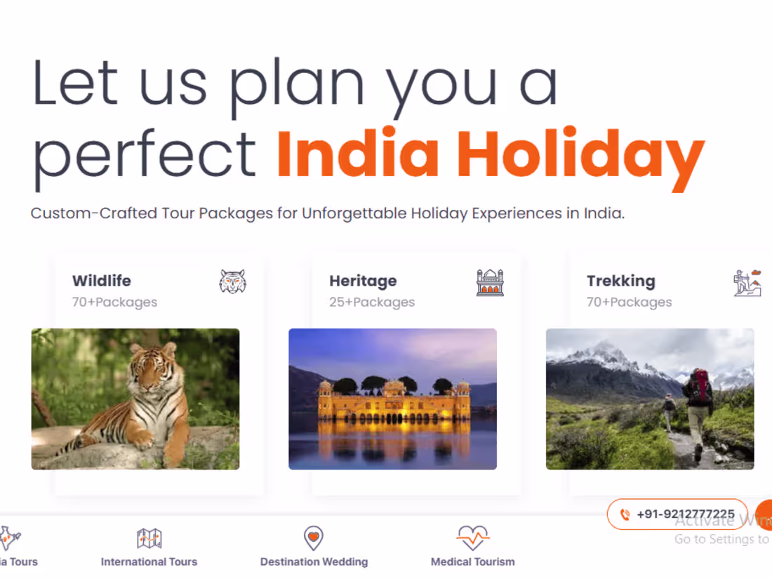 Cover image for tourmyindia.com