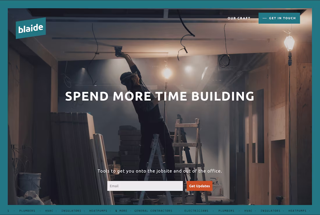 Cover image for Blaide - Website