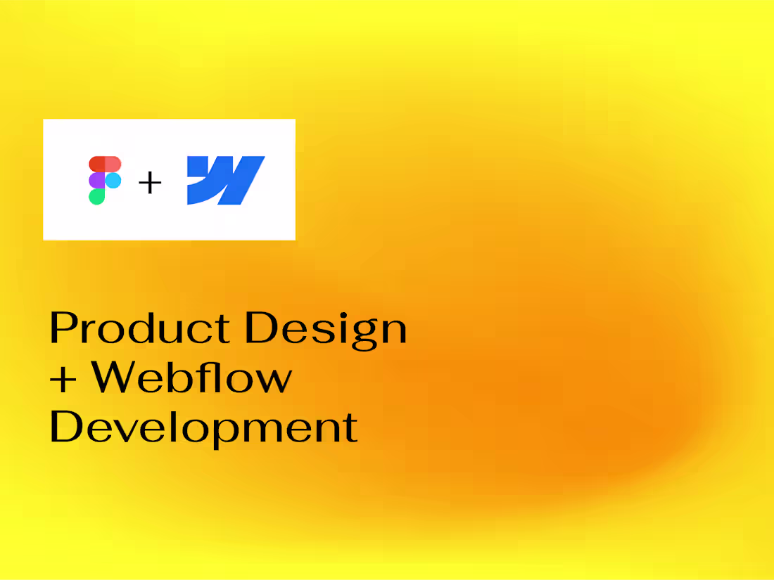 Cover image for Webflow Landing Page Website Design & Development