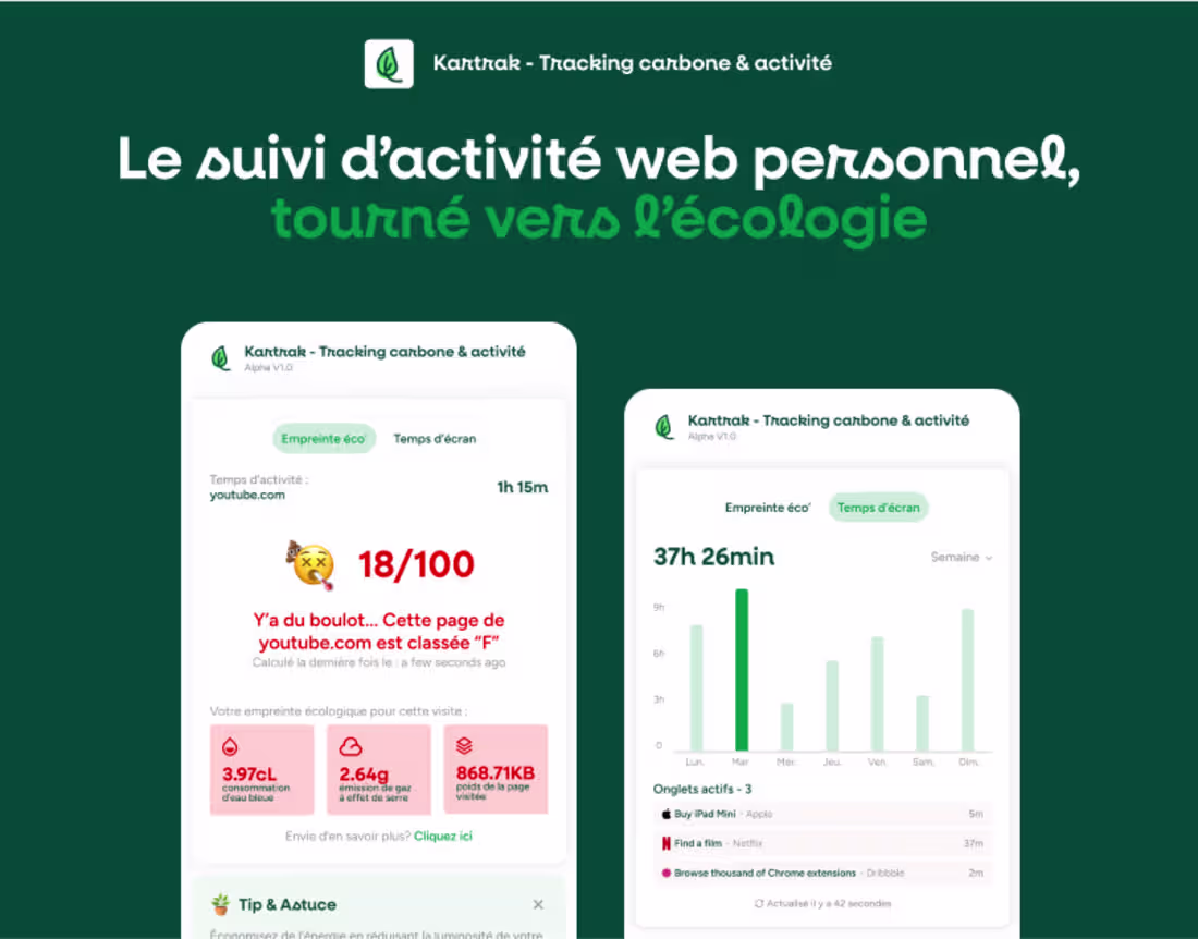 Cover image for Kartrak - Activity tracking, focused on ecology