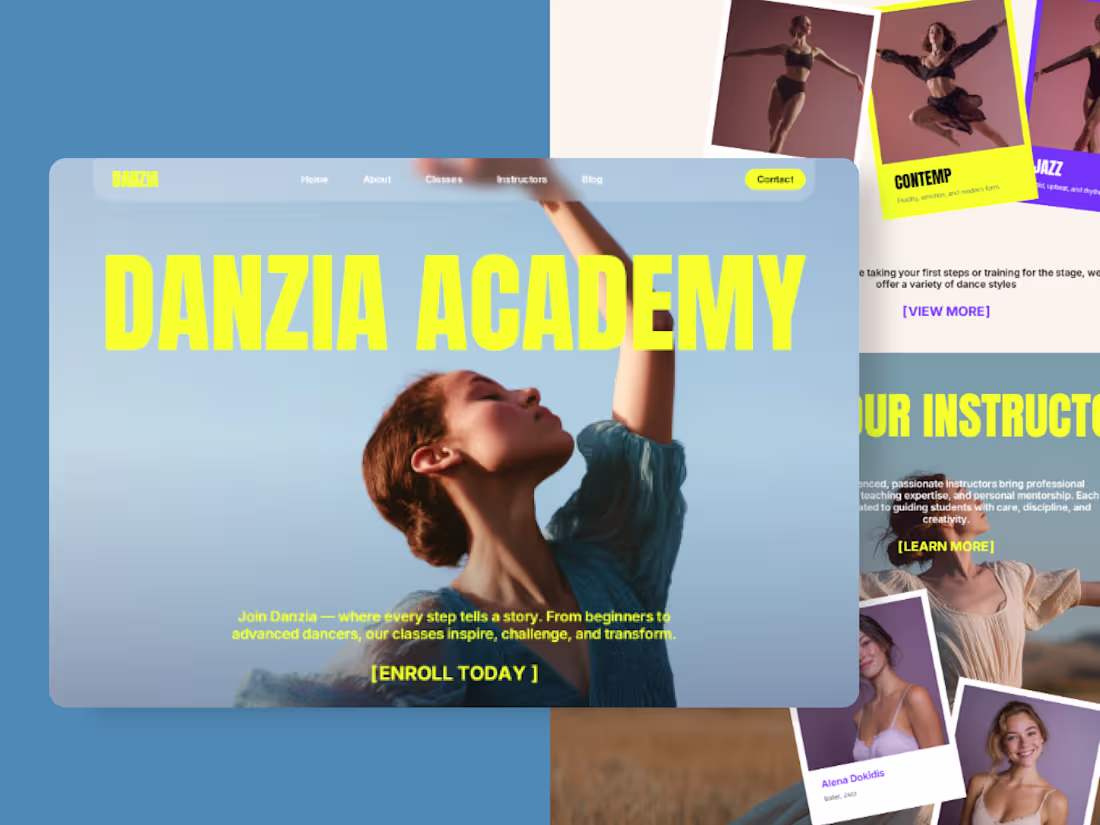 Cover image for Danzia | Figma to Framer builde