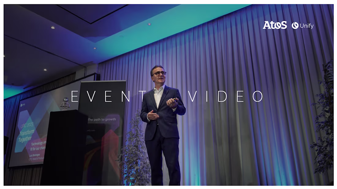 Cover image for EVENT VIDEO | Atos Unify - 2023 Partner Conference