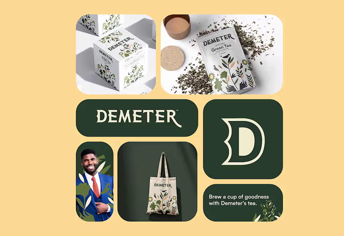 Cover image for Demeter Tea - Brand Identity :: Behance