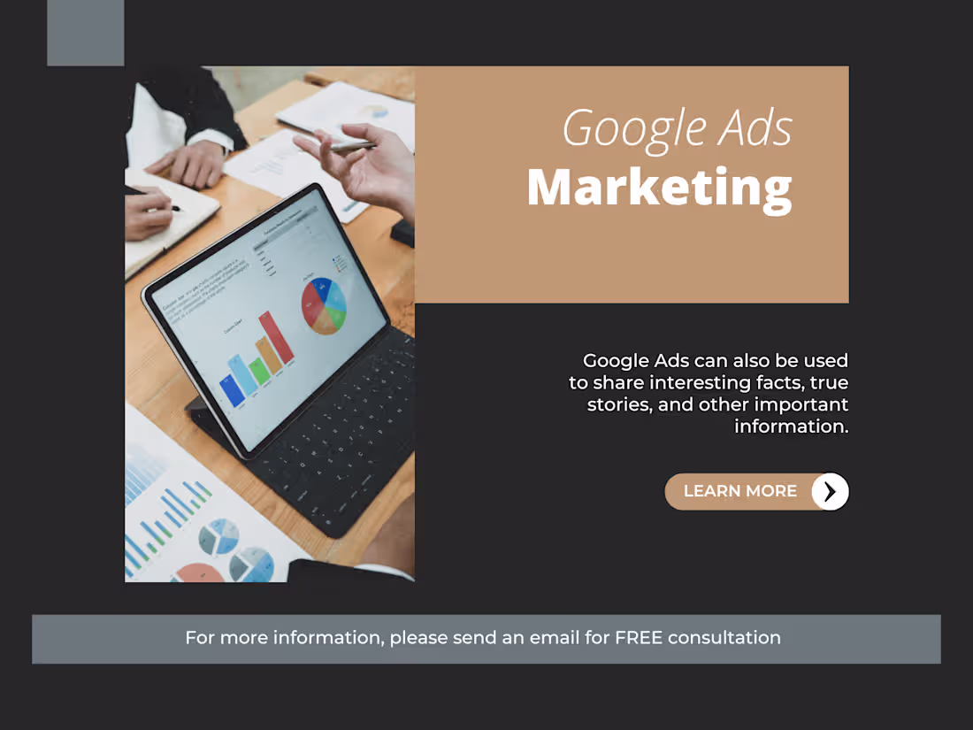 Cover image for Dominate Online Landscape with GOOGLE Ads: Your Path to Success!