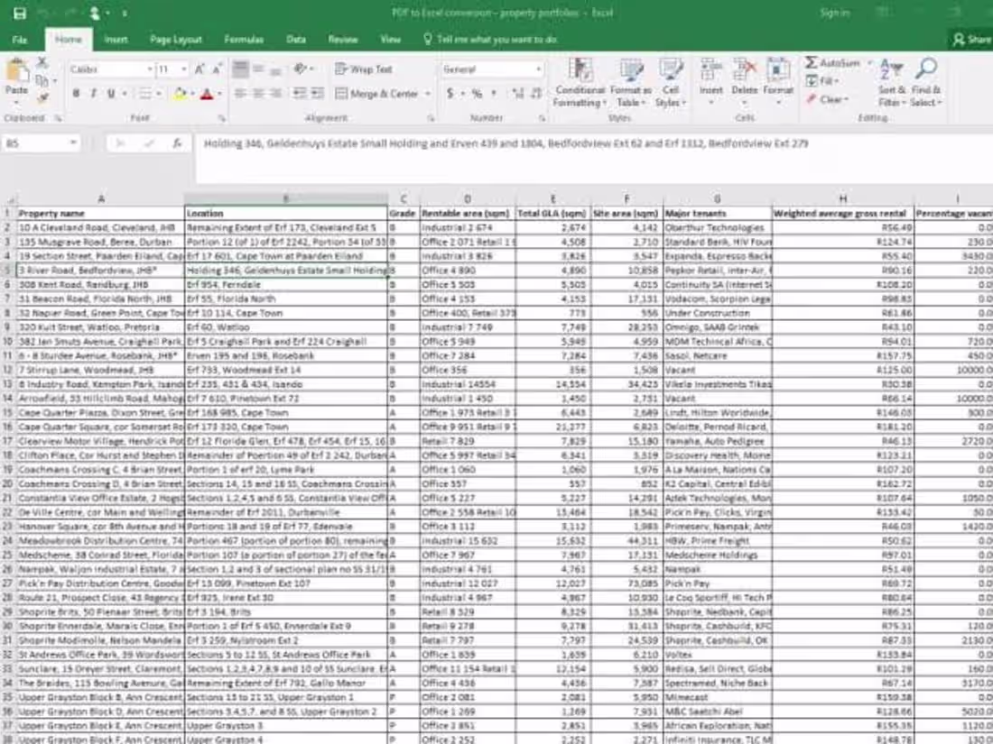 Cover image for Real Estate Property Database Entry