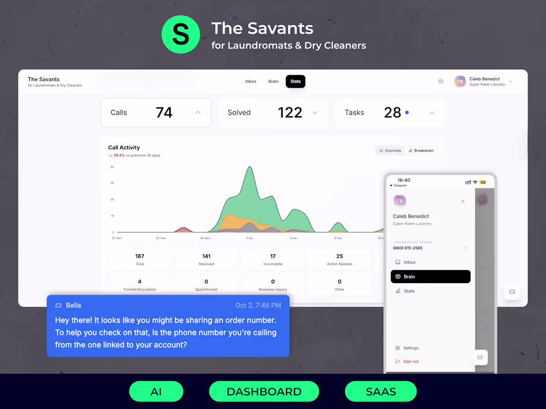 Cover image for Savants | AI Solutions | Next.js | Full-Stack