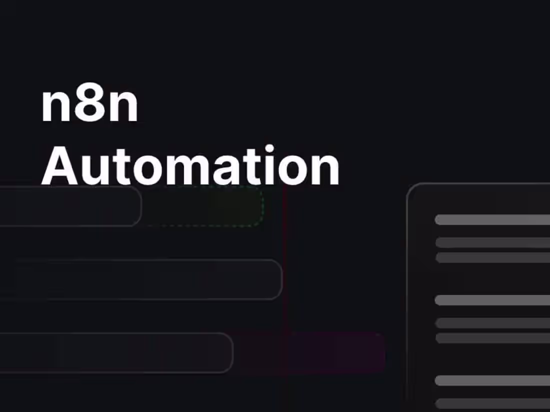 Cover image for n8n automation