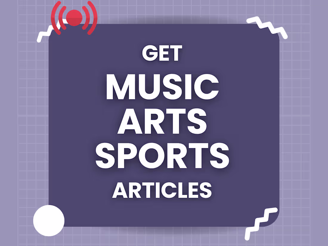 Cover image for I will write SEO articles on Music, Arts, Sports, and Culture