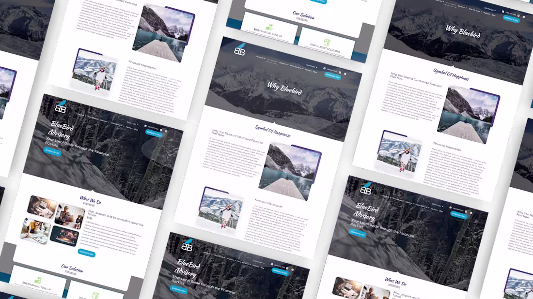 Cover image for Financial Advisory Website Revamp