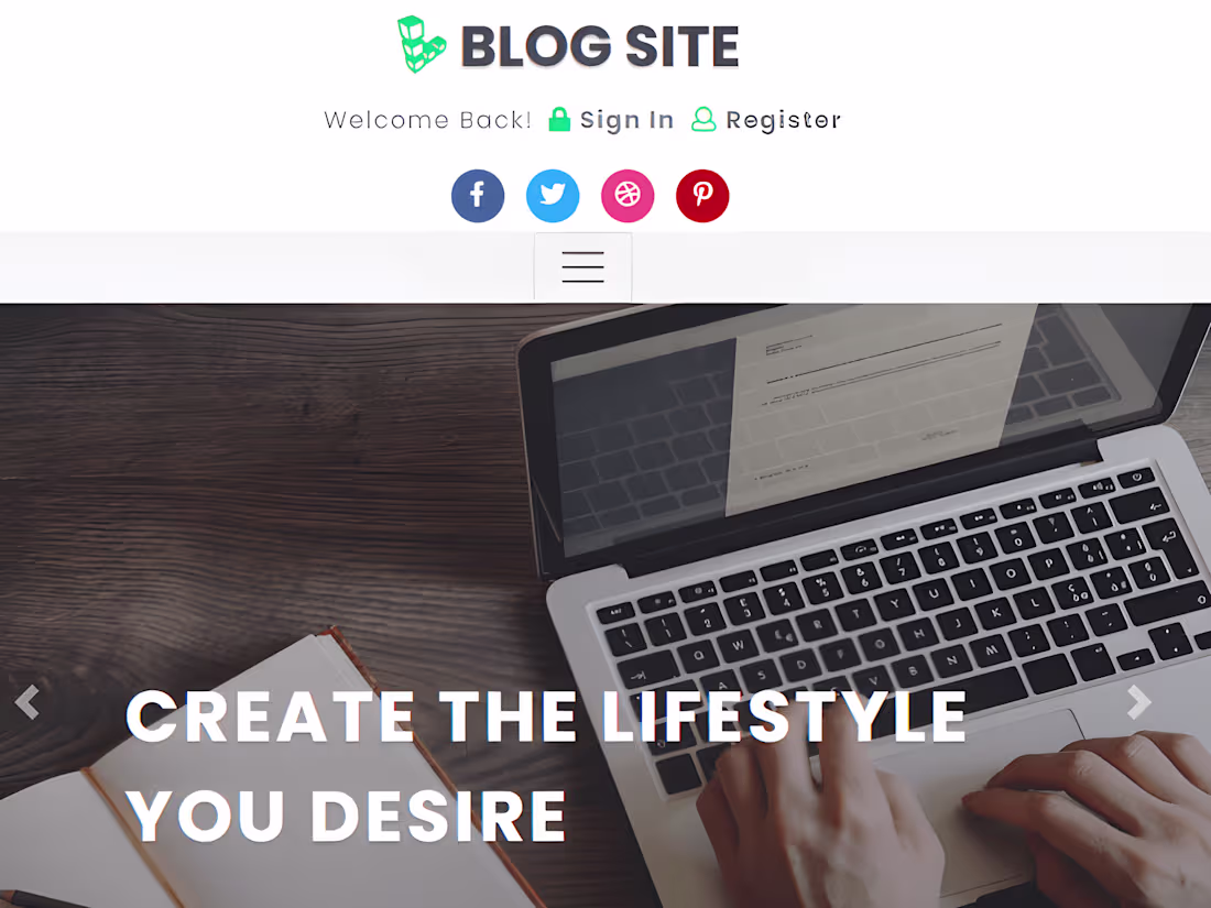 Cover image for Personal Blog Website