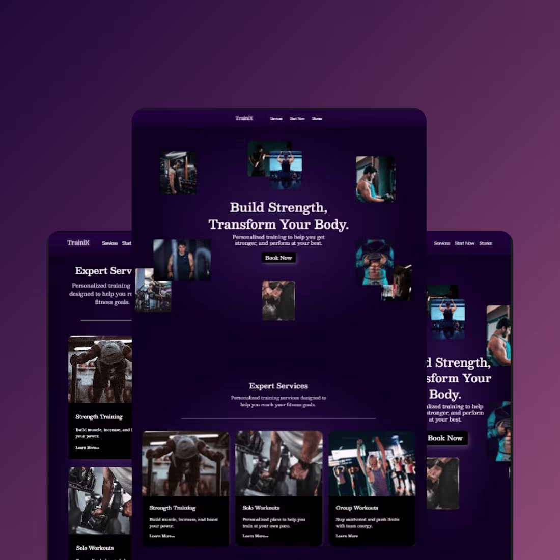 Cover image for Trainix Fitness – Animated Responsive and, Seamlessly Designed.