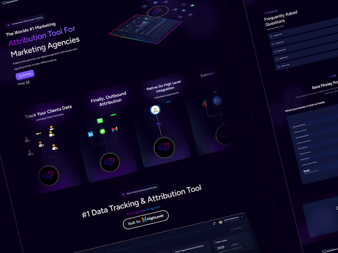 Cover image for Attribution Tool Framer website

