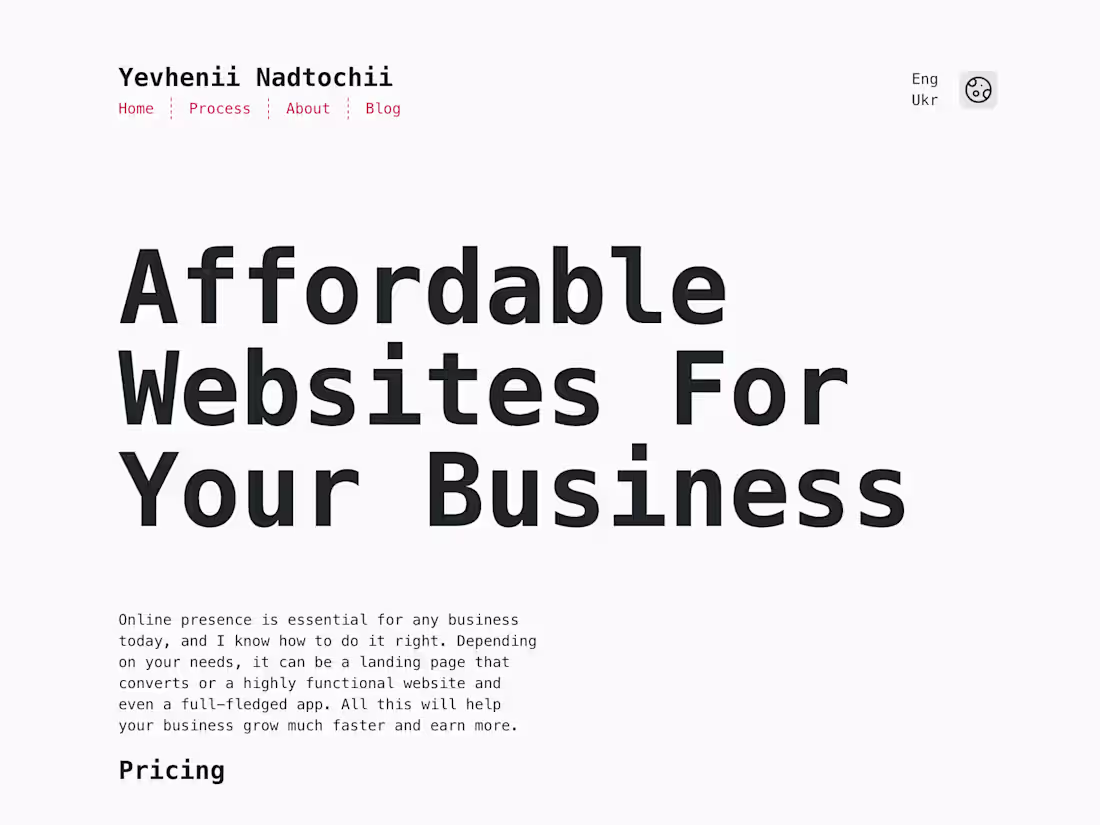 Cover image for Portfolio project