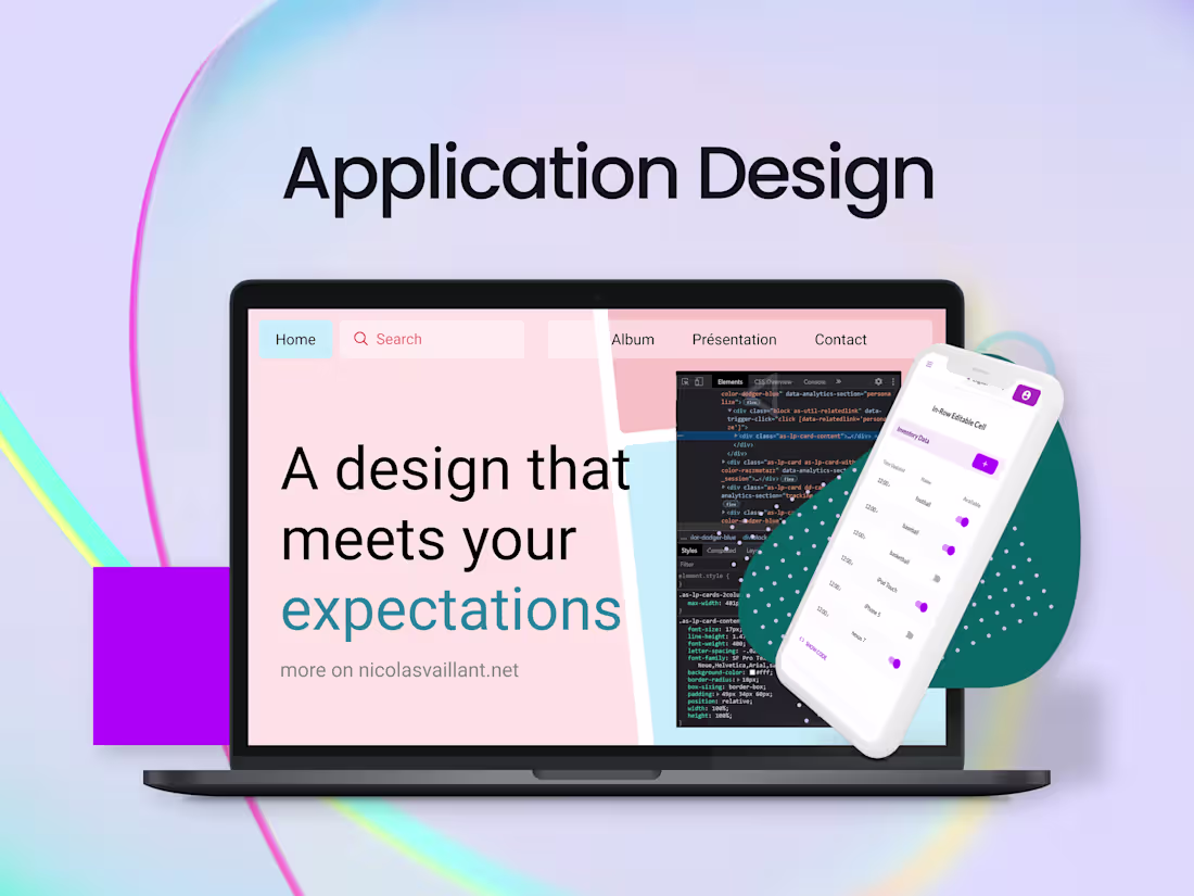 Cover image for Web Application & Mobile App Design