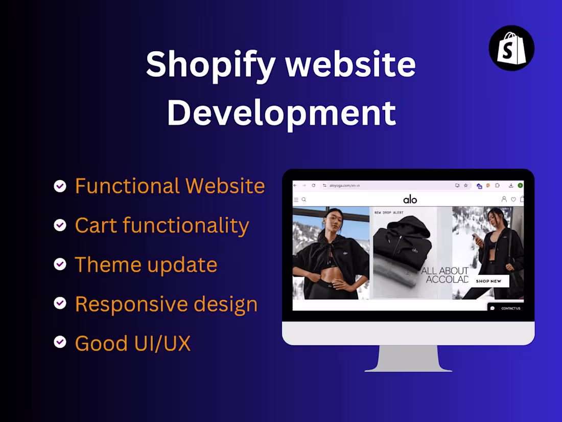 Cover image for Shopify Website Development