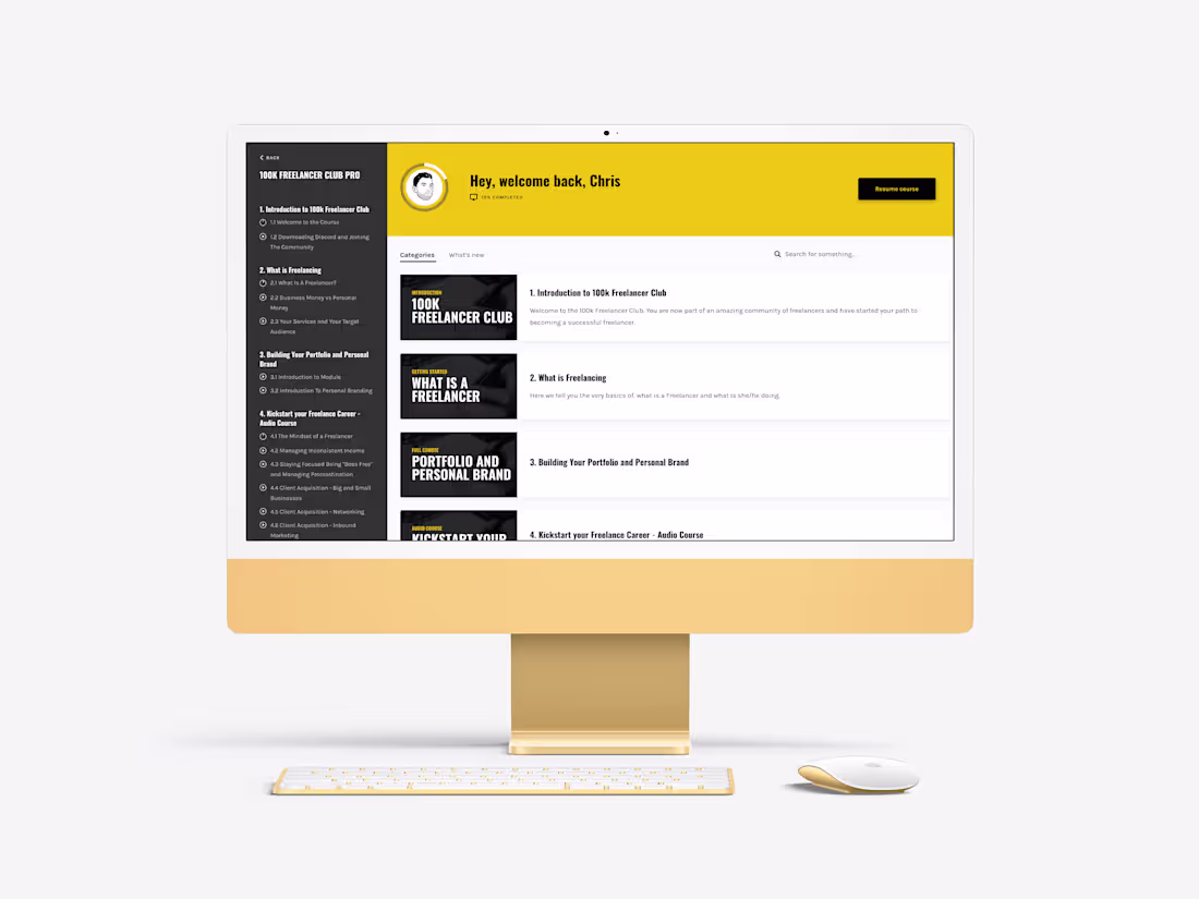 Cover image for CD•UI/UX Design | 100k Freelancer Club